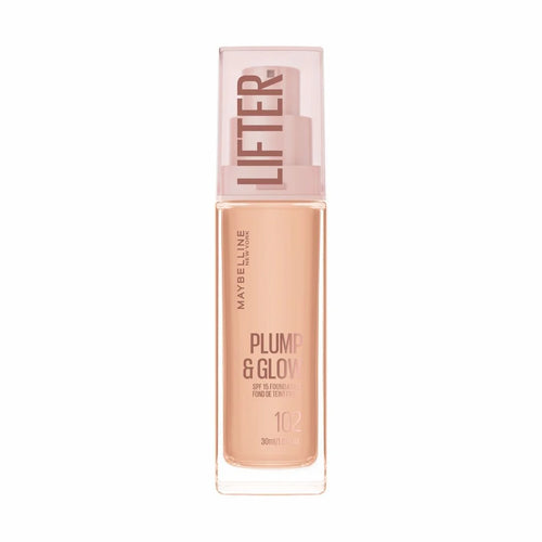 Maybelline New York Fondotinta Lifter Plump & Glow 102