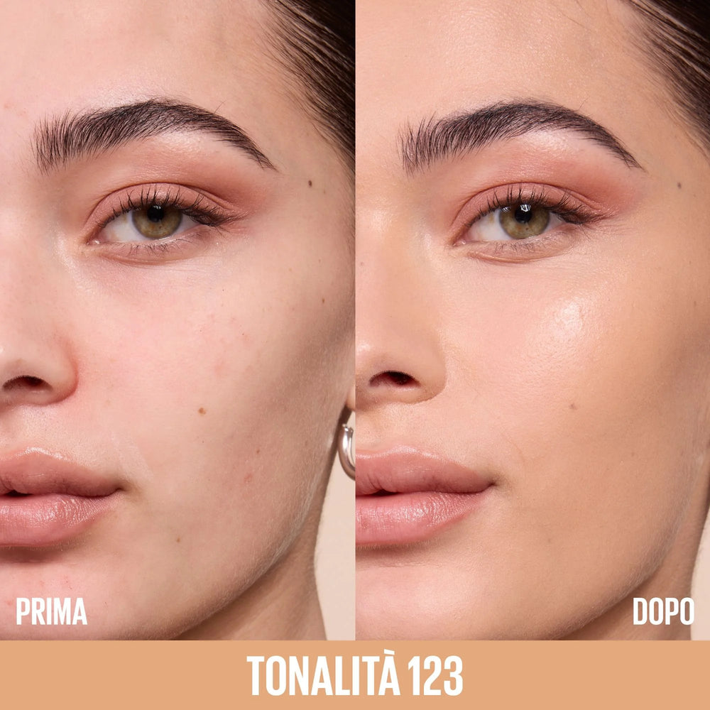 Maybelline New York Fondotinta Lifter Plump & Glow 123