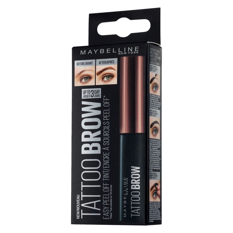 Maybelline New York Tattoo Brown Peel Off Tinta sopracciglia 03 - Dark  Brown