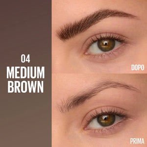 Maybelline New York Brow Insert Penna Moltiplica Sopracciglia 04 - Medium Brown