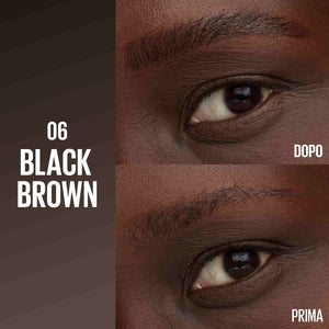 Maybelline New York Brow Insert Penna Moltiplica Sopracciglia 06 - Black Brown