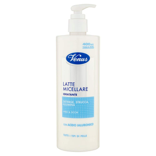 Venus Latte Micellare Idratante con Acido Ialuronico 400ml