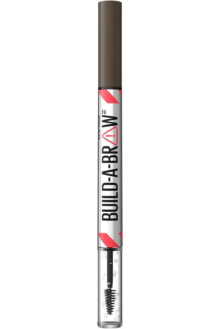 Maybelline New York Build-a-brow Penna Sopracciglia E Gel Fissante 2 In 1 262 - Black Brown