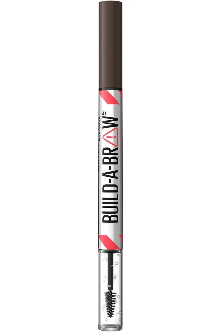 Maybelline New York Build-a-brow Penna Sopracciglia E Gel Fissante 2 In 1 260- Deep Brown