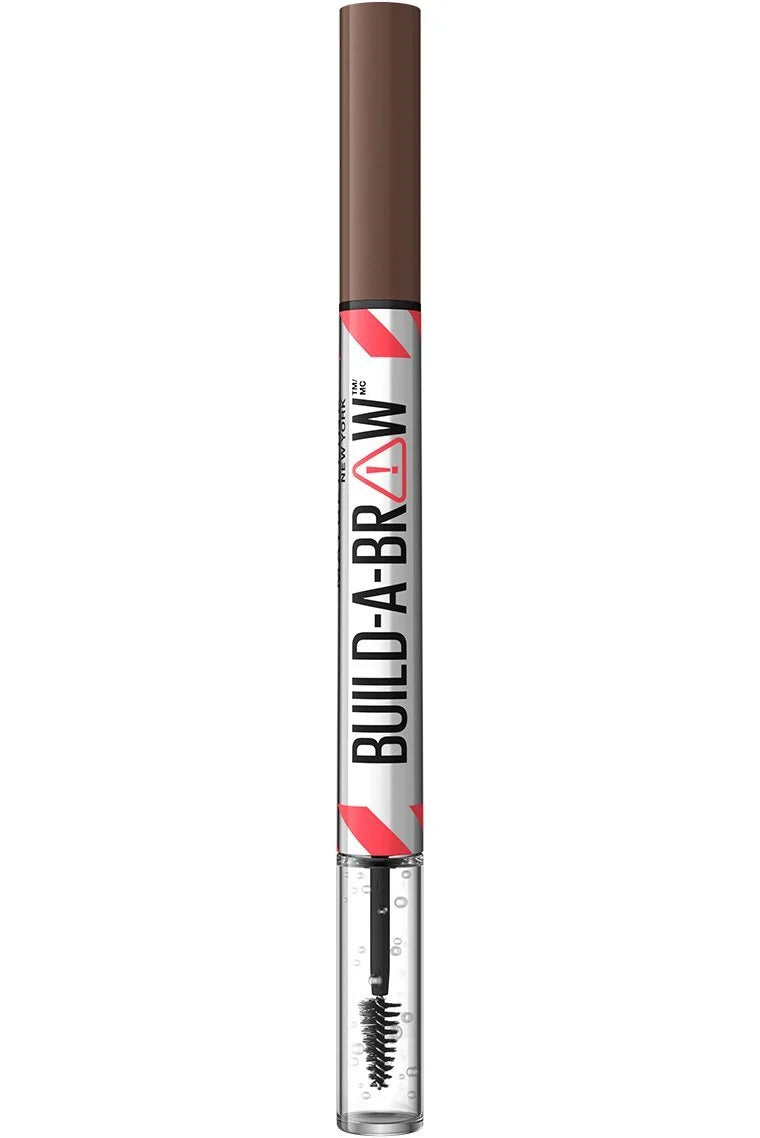 Maybelline New York Build-a-brow Penna Sopracciglia E Gel Fissante 2 In 1 257- Medium Brown