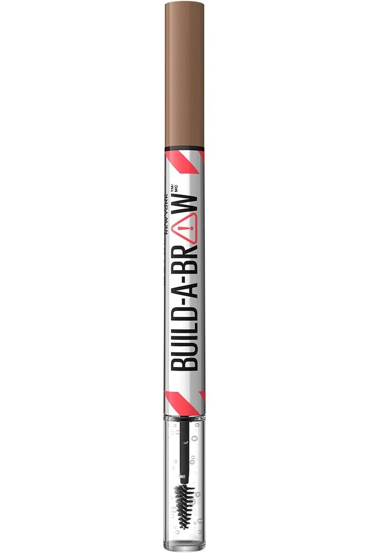Maybelline New York Build-a-brow Penna Sopracciglia E Gel Fissante 2 In 1 255- Soft Brown