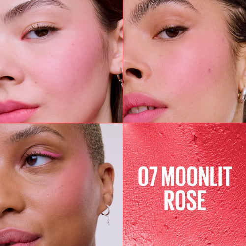 Maybelline New York Cloudtopia Blush Cheek & Lip Mousse Up to 14H Cheek Colour - 7 Moolit Rose