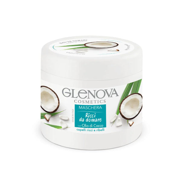 Glenova Cosmetics Maschera Ricci da Domare con Olio di Cocco 500ml
