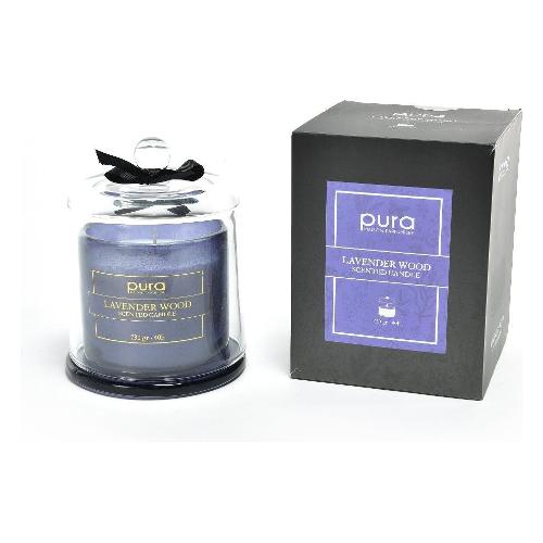 Pura Candela profumata in vetro Lavender Wood