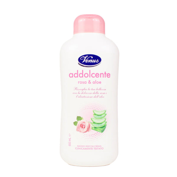 VENUS BAGNO DOCCIA CREMA ADDOLCENTE ROSA E ALOE 650 ML