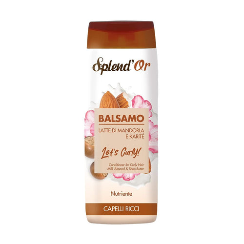 Splend'Or Balsamo per capelli ricci Latte di mandorla e Karitè 300ml