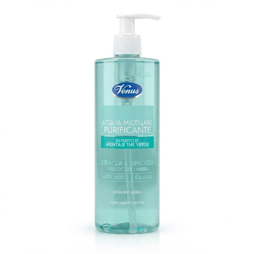 Venus Acqua Micellare Purificante con Estratto di Menta e The Verde 400ml