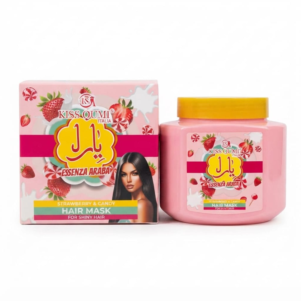 Kiss Oumi Italia Essenza Araba Maschera per Capelli Strawberry & Candy per Capelli Lucenti