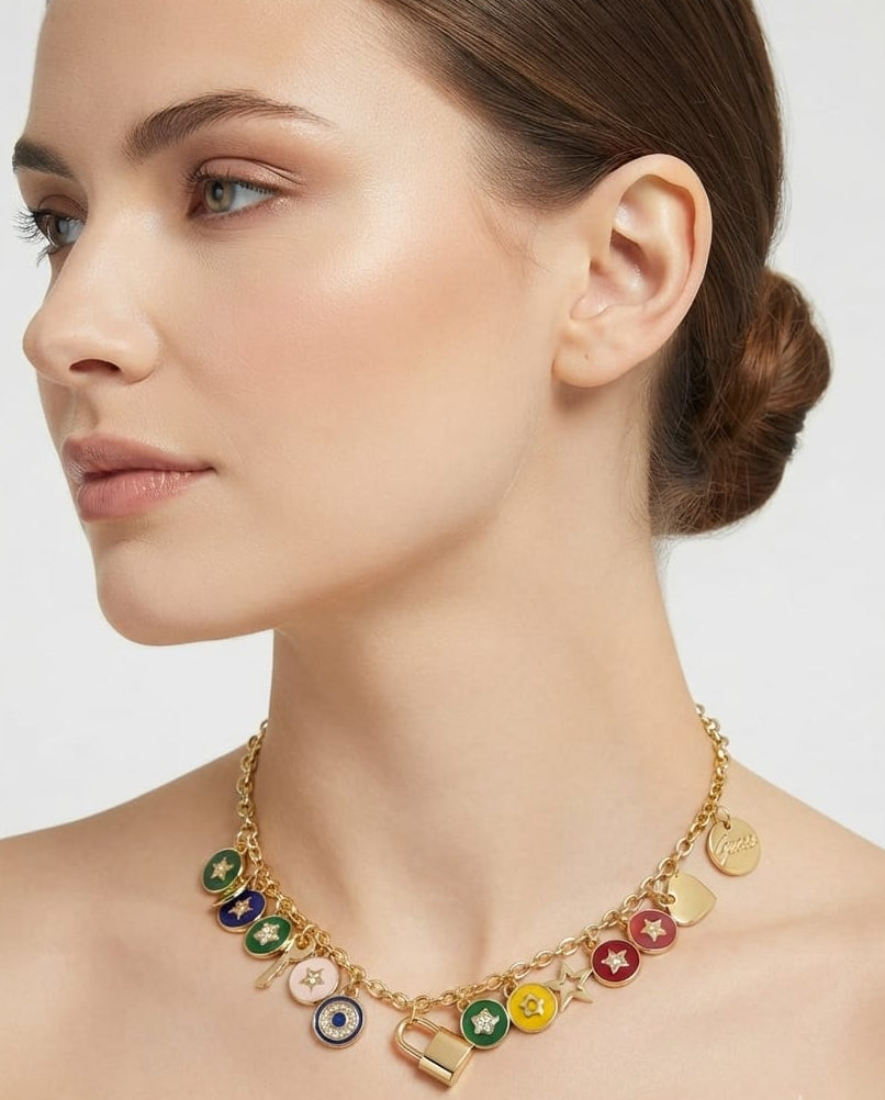 Collana Lucky Charm Multicolore