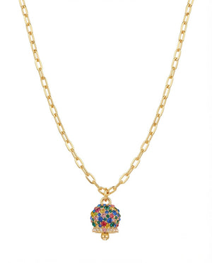 Collana Rainbow Bell con Cristalli