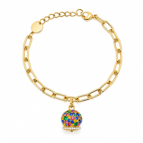 Bracciale Rainbow Joy Charm Oro