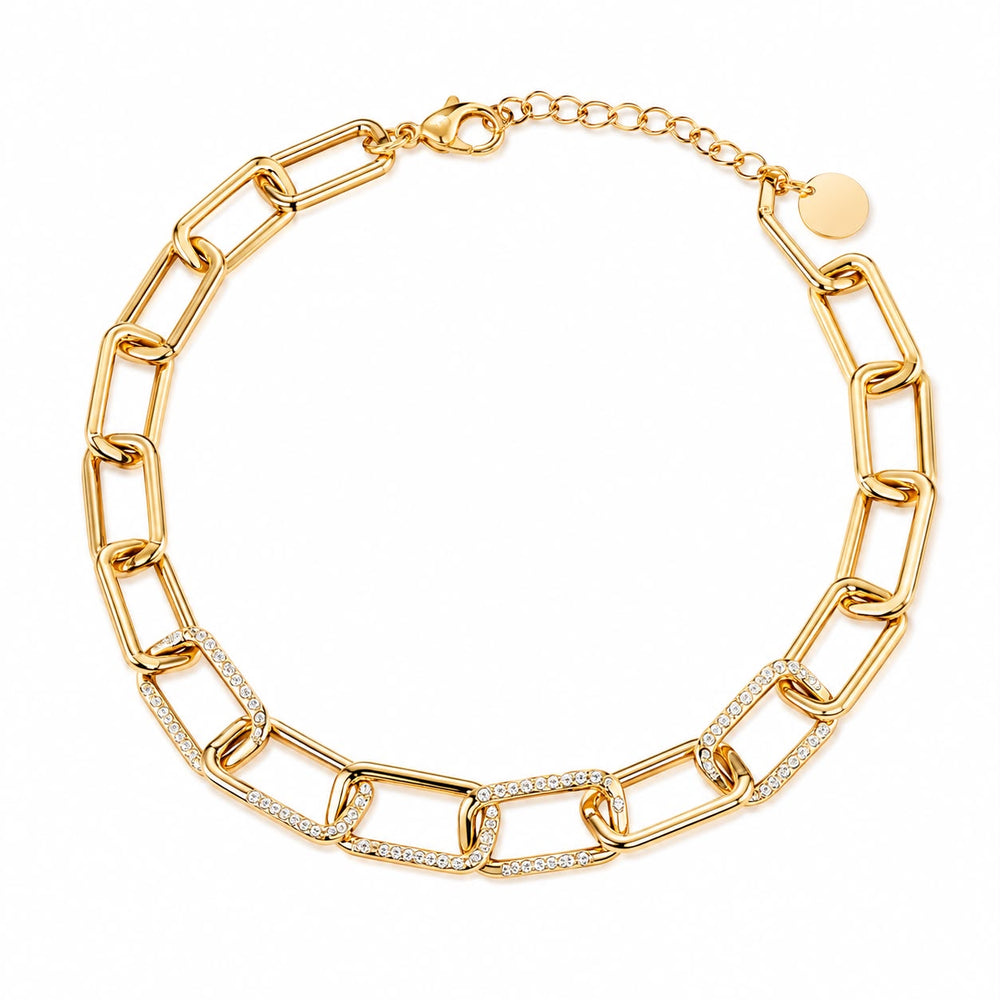 Collana Golden Link Brilliance Oro