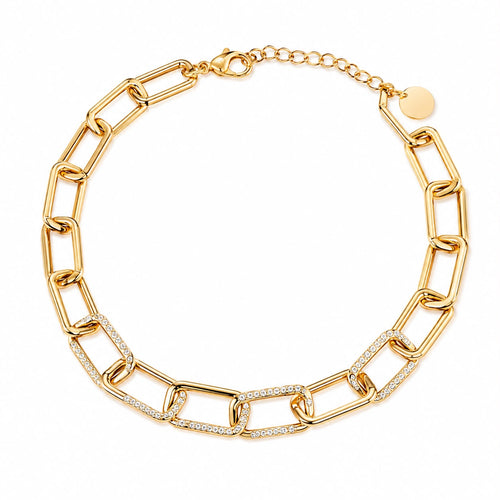 Collana Golden Link Brilliance Oro