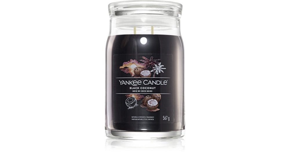 Yankee Candle Black Coconut candela profumata 567gr