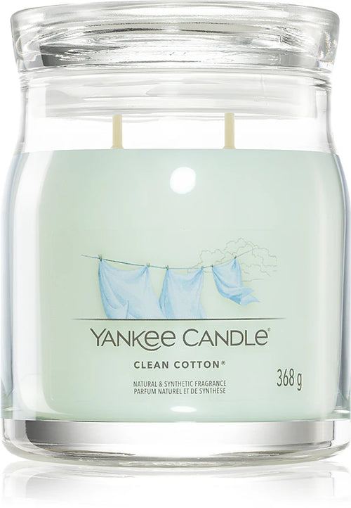 Yankee Candle Clean Cotton candela profumata 368gr
