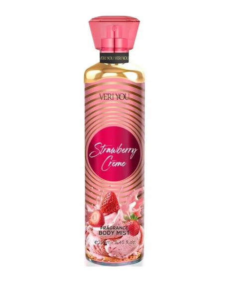 Veri You Strawberry Creme 250ml - acqua profumata corpo