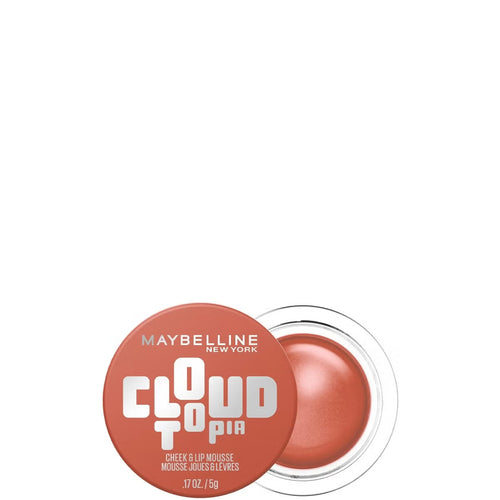 Maybelline New York Cloudtopia Blush Cheek & Lip Mousse Up to 14H Cheek Colour - 12 Toasted Sky