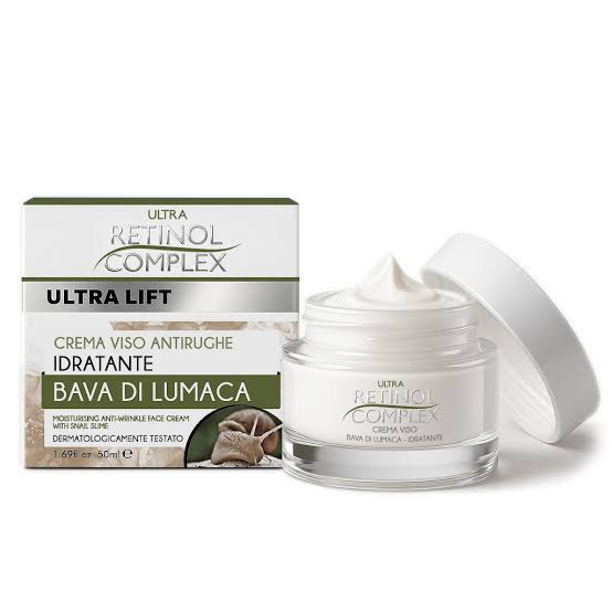 Retinol Complex Crema Viso Antirughe Idratante Bava di Lumaca 50 ML