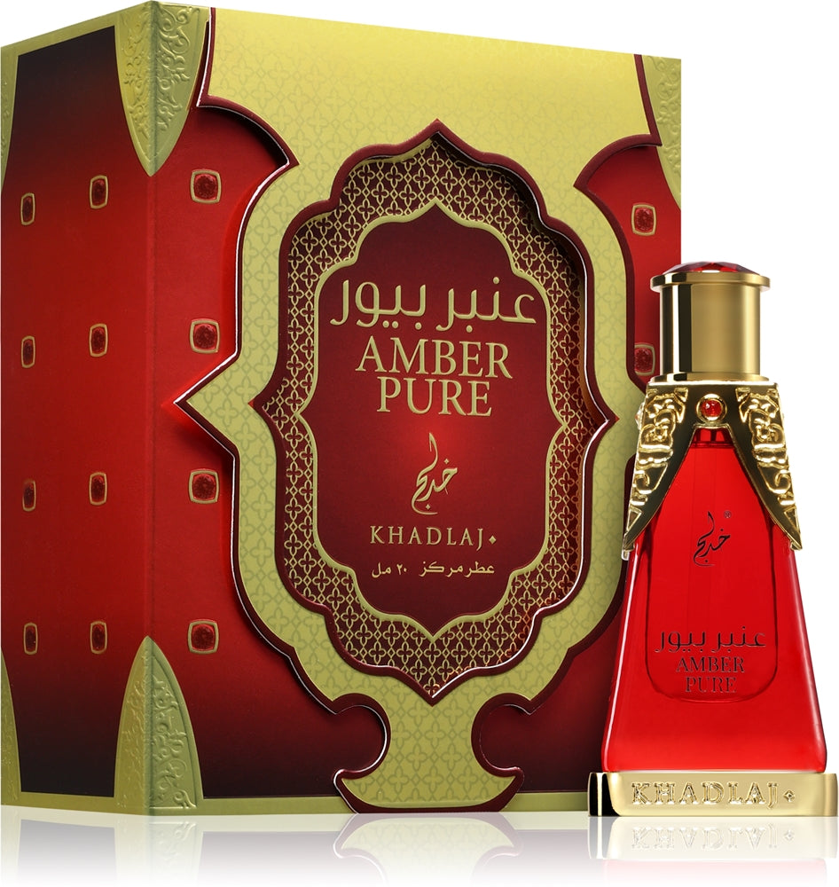 Khadlaj Amber Pure 20ml - olio profumato